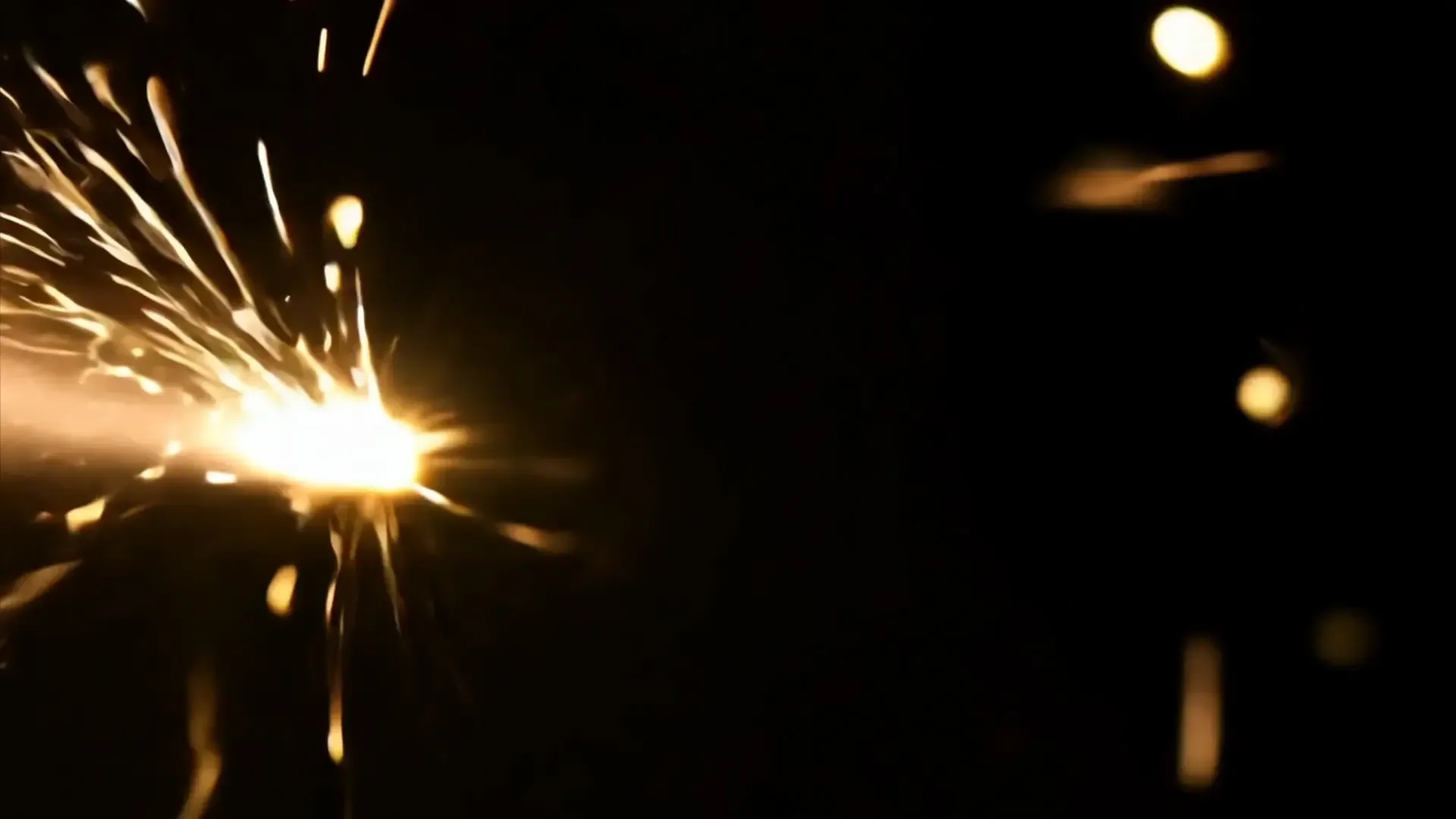 Dynamic Sparkling Particle Element Overlay for Title Animation